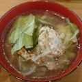 食いしん坊山ガール's cooksnap of when they made 鶏ミンチと豆腐で☆つくねのスープ.