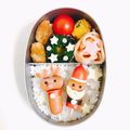 *tommy*'s cooksnap of when they made クリスマス　サンタ＆トナカイ　キャラ弁.