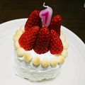 まりあか☆'s cooksnap of when they made 1歳のバースデーケーキ.