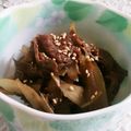 クック6DDPP8☆'s cooksnap of when they made 簡単！牛ゴボウのしぐれ煮♪.