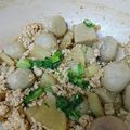 たくやっこ's cooksnap of when they made 里芋と大根の鶏ミンチあんかけ.