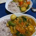 るなぴぴ's cooksnap of when they made 里芋とほうれん草の冬野菜カレー.