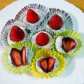 kankurou11's cooksnap of when they made 切り餅で◎いちご大福◎.