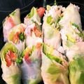 ココアとミント's cooksnap of when they made お肉も食べたい!!海老とささみの生春巻き.