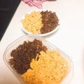 ☆a☆a☆'s cooksnap of when they made 油使わず！超簡単！！10分で二色丼！.