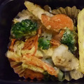 ponkey's cooksnap of when they made 鶏ささみ のからしマヨネーズ炒め.