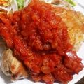 まりもＳＰ's cooksnap of when they made 鶏もも肉の チキンステーキ トマトソース.