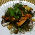 mihotti33's cooksnap of when they made BCサーモンの蒸し煮野菜、サラダ添え.