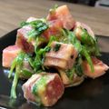 rumrais's cooksnap of when they made まぐろとセリの辛子味噌和え。.