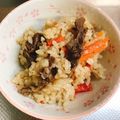 ぱんだ170071's cooksnap of when they made うまうま〜♡焼肉のタレで♡炊き込みご飯.