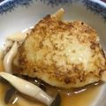 heroine's cooksnap of when they made 大根餅のきのこあんかけ.