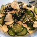 HikariNMY's cooksnap of when they made 長芋とわかめと胡瓜のネバネバ酢醤油和え.