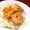 momo★taro's cooksnap of when they made エビフリットのスイチリオーロラソース和え.