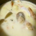 BGTM's cooksnap of when they made 殻付きあさりのクラムチャウダー.