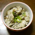 りこまこせいやのパパ's cooksnap of when they made カキの炊き込みご飯.