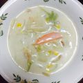 ｸｯﾋﾟｰﾗﾑﾈ's cooksnap of when they made 具だくさんのクリームスープ.