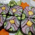 みたらしだんご大好き's cooksnap of when they made 節分、誕生日、ひな祭りに飾り巻寿司！.