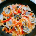 ひでぱか's cooksnap of when they made フライパンでお手軽☆本格パエリア.