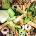 Emiii28's cooksnap of when they made 簡単。チンゲン菜と油揚げの炒め物.