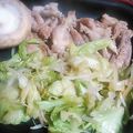 ＴＯＭＯＷＡＴ's cooksnap of when they made せせり・キャベツ・もやしの柚子胡椒炒め.