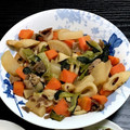 みりちゃん♪'s cooksnap of when they made 大根人参ちくわ小松菜厚揚げの煮物♪.