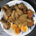 みりちゃん♪'s cooksnap of when they made めんつゆで簡単☆しっかり味の手羽元の煮物.
