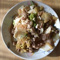 書セラピスト流香's cooksnap of when they made 白菜と豚肉と玉子の煮物.