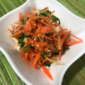 ayusari's cooksnap of when they made 鶏ささみと豆苗の中華サラダ.