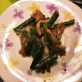 chamamaz's cooksnap of when they made 豚肉とささげのマヨネーズ炒め.