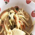 あたむ❤189's cooksnap of when they made 豆腐とモヤシ、胸肉のカレー煮.
