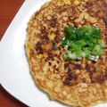 ecaille's cooksnap of when they made みそ味 焼き天 (お好み焼き).