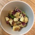 たく坊の母's cooksnap of when they made 薩摩芋と林檎とアーモンドのデザートサラダ.