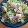 くいしんぼんぼん's cooksnap of when they made 新玉ねぎと春キャベツのシンプルパスタ.