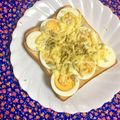 ふたごゆき's cooksnap of when they made ＊しらすとゆで卵のトースト＊.