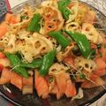 海の星プリン's cooksnap of when they made スナップエンドウとカリカリ蓮根のサラダ　.