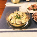 かよVT50RI's cooksnap of when they made 鯖の水煮缶使用☆重ねて入れて焼くだけ〜♪.