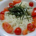 なおこんぐ's cooksnap of when they made トマト冷やしうどん.