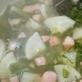 かり1985's cooksnap of when they made 大根と白菜のコンソメスープ.