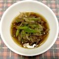 いちごスロータクシー's cooksnap of when they made 牛ごぼうつけ麺（白石温麺）.