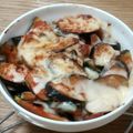 ポニーリボン's cooksnap of when they made なすとかぼちゃのピリ辛チーズ焼き☆.
