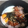 やまちゃちゃみるく's cooksnap of when they made まぐろユッケ丼.