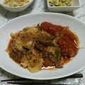やまはら's cooksnap of when they made 簡単！切り落とし牛肉のトマト缶煮込み風.