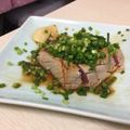 kksara's cooksnap of when they made まぐろニンニクステーキ.