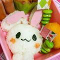 ☆ペペコ☆'s cooksnap of when they made 簡単 キャラ弁＊コロン♪ うさちゃん.