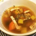 keicooon's cooksnap of when they made 根菜ころころ和風コンソメスープ。.