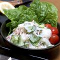 もじゃこてつー's cooksnap of when they made ほんのり玉ねぎ♫胡瓜とカニカマさっと和え.