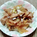 なぴりんご's cooksnap of when they made うまっ★簡単ぶた照り焼き丼.