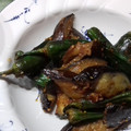 karo55's cooksnap of when they made ナスとしし唐の味噌炒め.