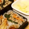 ガメコ's cooksnap of when they made 春菊と豚肉の簡単中華風炒め.