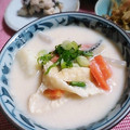 ＴＯＭＯＷＡＴ's cooksnap of when they made 我が家の塩鮭の粕汁☆味噌風味☆.